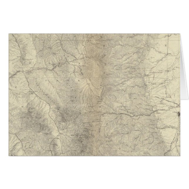 Cartão Norte Central Colorado (Frente Horizontal)