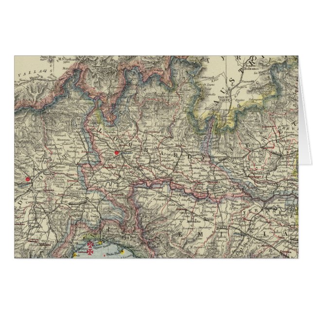 Cartão Norte de Itália (Frente Horizontal)