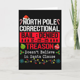 Cartão Norte Le Traição Correcional Não Acredita em Sant