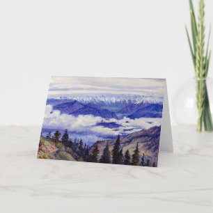 Cartão Norte - Montanhas de Narkanda perto de Simla