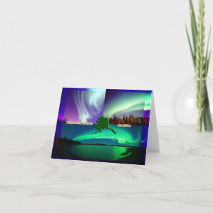 Cartão Nortes do Alasca Collage