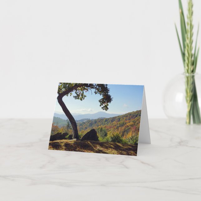 Cartão North Carolina Mountains Note Card (Frente)