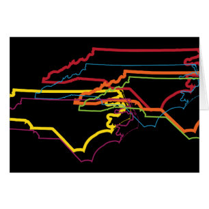 Cartão north carolina pride blur