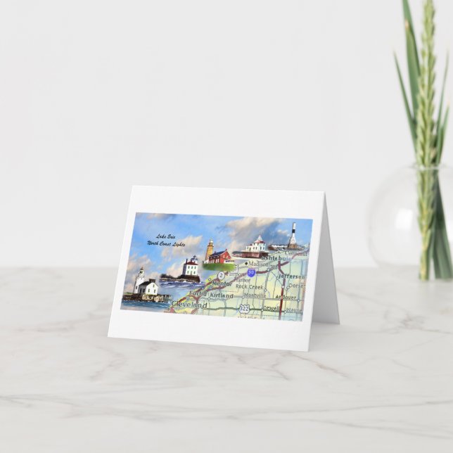 Cartão North Coast Lights (Frente)