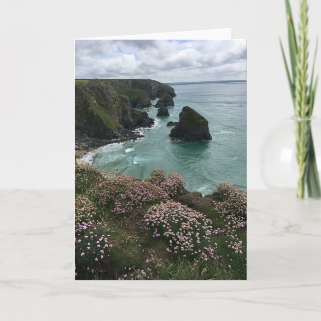 Cartão North Cornish Coast Blank Card (Frente)