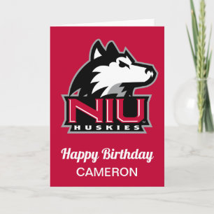 Cartão Northern Illinois Huskies Aniversário