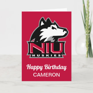 Cartão Northern Illinois Huskies | Aniversário