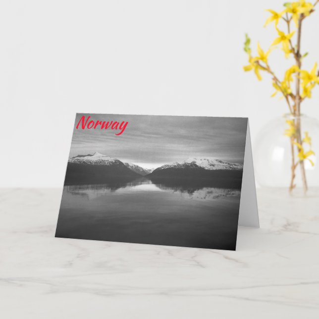 Cartão Northern Norway (Flor Amarela)