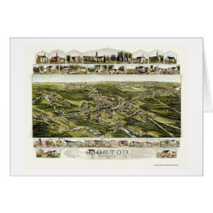 Cartão Norton, mapa panorâmico das MÃES - 1891