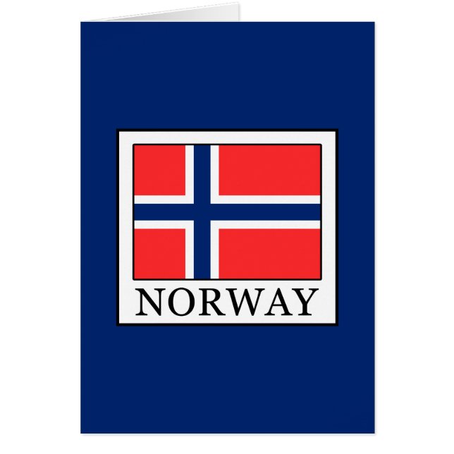 Cartão Noruega (Frente)