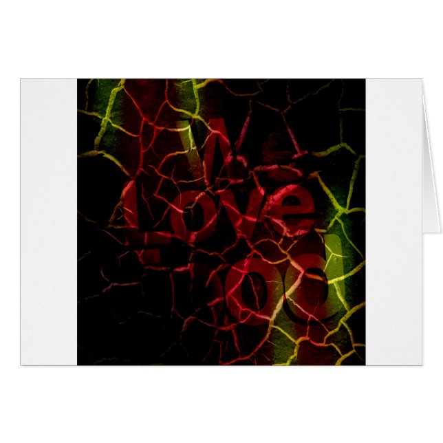 Cartão Nós amamos (Frente Horizontal)