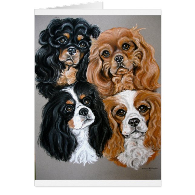 Cartão Nós amamos nossos Cavies (Frente)