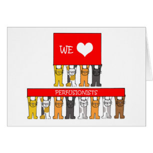 Cartão Nós amamos Perfusionists