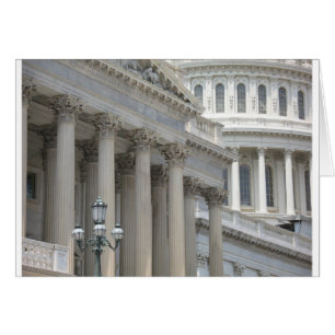 Cartão nós arquitetura da construção do Capitólio