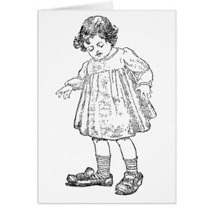 Cartão Nos calçados do pai