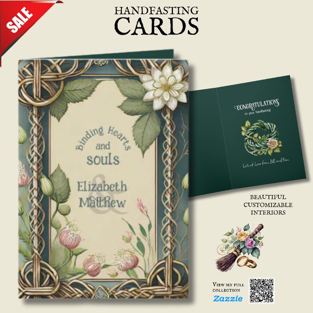 CARTÃO NÓS CELTICOS IRLANDESES PERSONALIZADOS PARA MANIPU (Criador carregado)