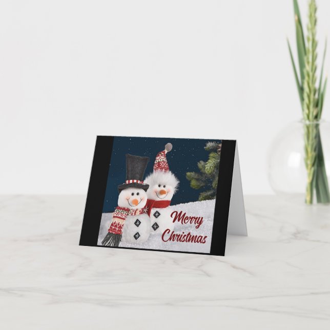 CARTÃO **NÓS** DESEJO A VOCÊ UM NATAL MUITO FELIZ (Frente)