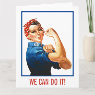 Cartão Nós Podemos Fazer Isso Rosie Riveter Poder Feminin