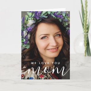 Cartão Nós Te Amo Mãe Clássica Moderna