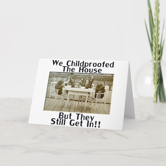 Cartão Nós Testemunhamos A Casa, Mas Eles Ainda Entram! (Frente)