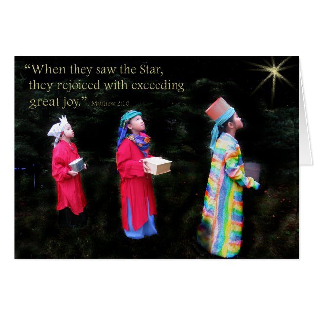 Cartão Nós três reis (Frente Horizontal)