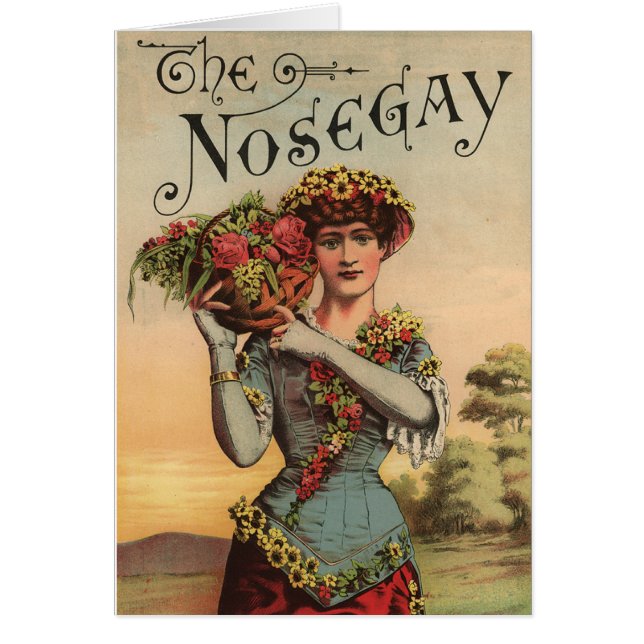Cartão Nosegay - 1900 (Frente)