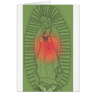 Cartão nossa dama de guadalupe