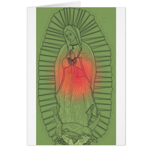 Cartão nossa dama de guadalupe (Frente)