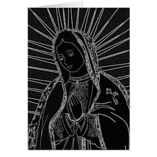 Cartão nossa dama de guadalupe