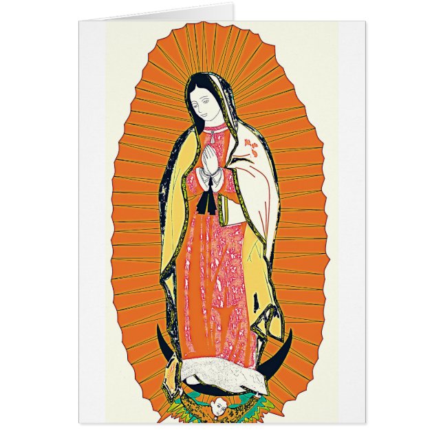 Cartão nossa dama de guadalupe (Frente)