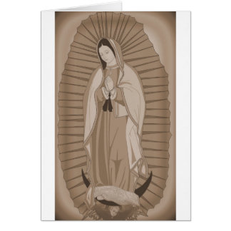 Cartão nossa dama de guadalupe