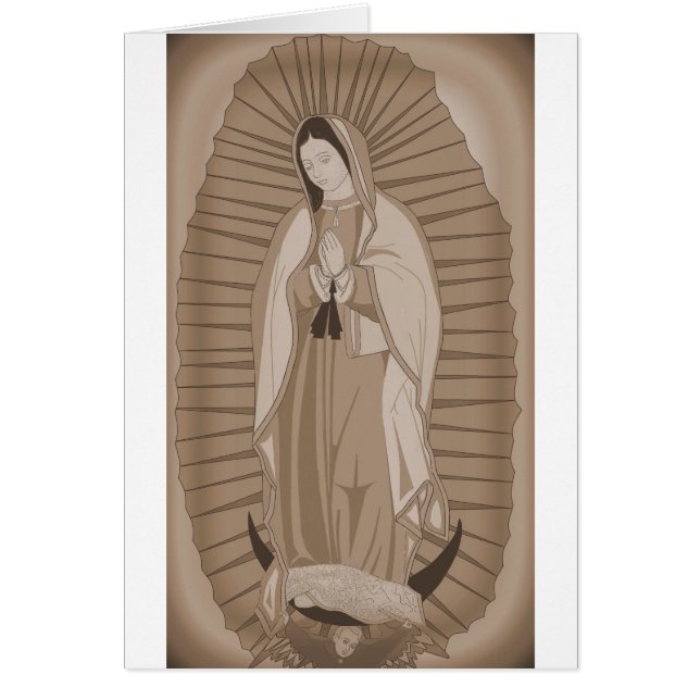 Cartão nossa dama de guadalupe (Frente)
