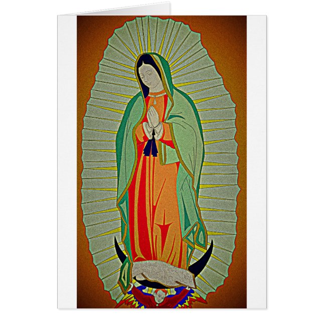 Cartão nossa dama de guadalupe (Frente)