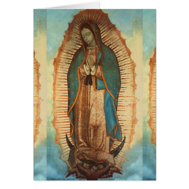 Cartão nossa dama de guadalupe (Frente)
