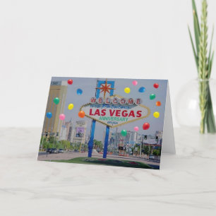 Cartão Nossa Fabulosa Carta de Aniversário de Las Vegas