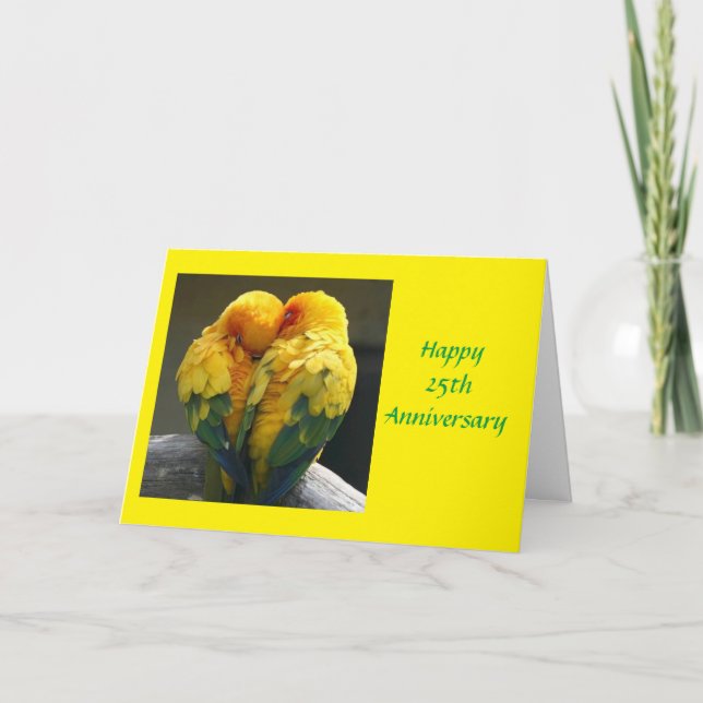 Cartão **NOSSA placa ANIVERSARY** WEDTING 25 (Frente)