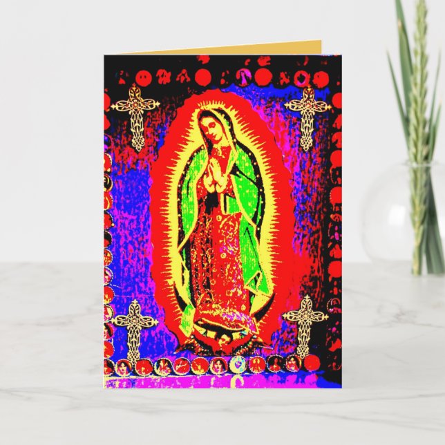 Cartão Nossa Senhora da guadalupe (Frente)