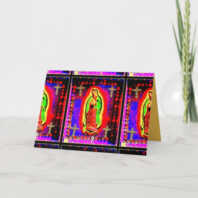 Cartão Nossa Senhora da guadalupe (Frente)