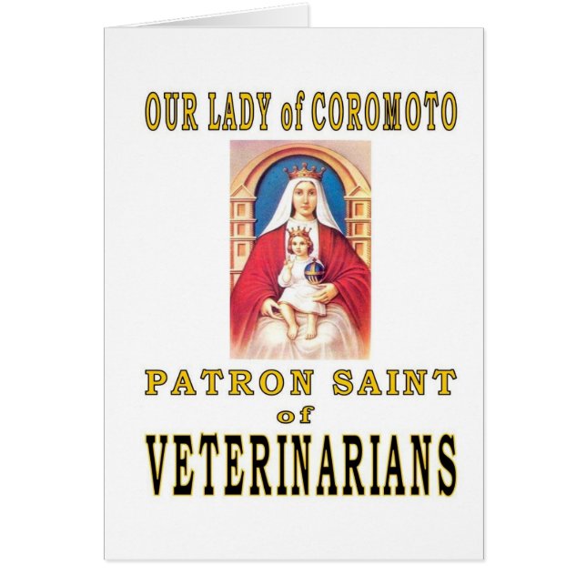 CARTÃO NOSSA SENHORA DE COROMOTO (Frente)