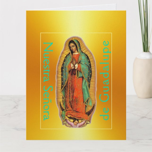 Cartão Nossa Senhora de Guadalupe (Frente)