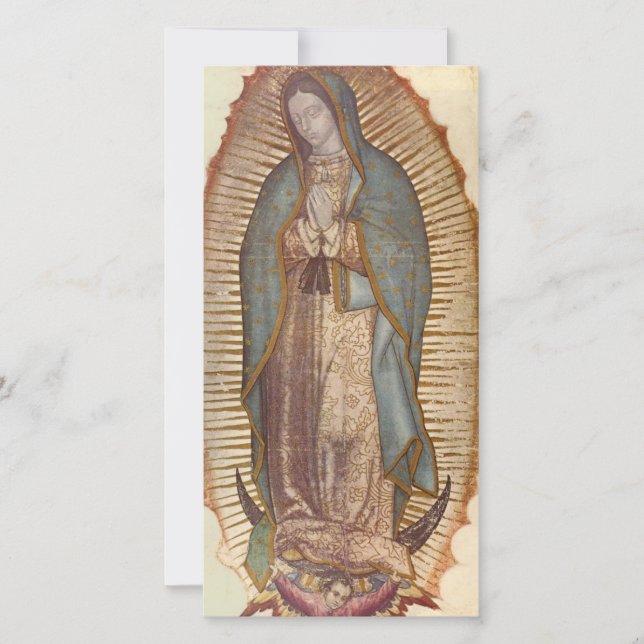 Cartão Nossa Senhora de Guadalupe (Nuestra Señora) (Virge (Frente)