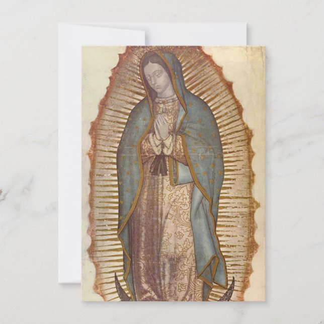 Cartão Nossa Senhora de Guadalupe (Nuestra Señora) (Virge (Frente)