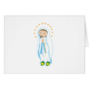 Cartão Nossa senhora de Lourdes