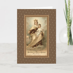 Cartão Nossa Senhora do Carmel