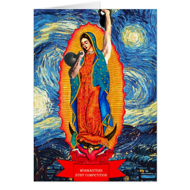 Cartão Nossa senhora do KettleBells (Frente)