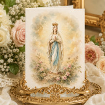 Nossa Senhora do Rosário Aquarela Católica