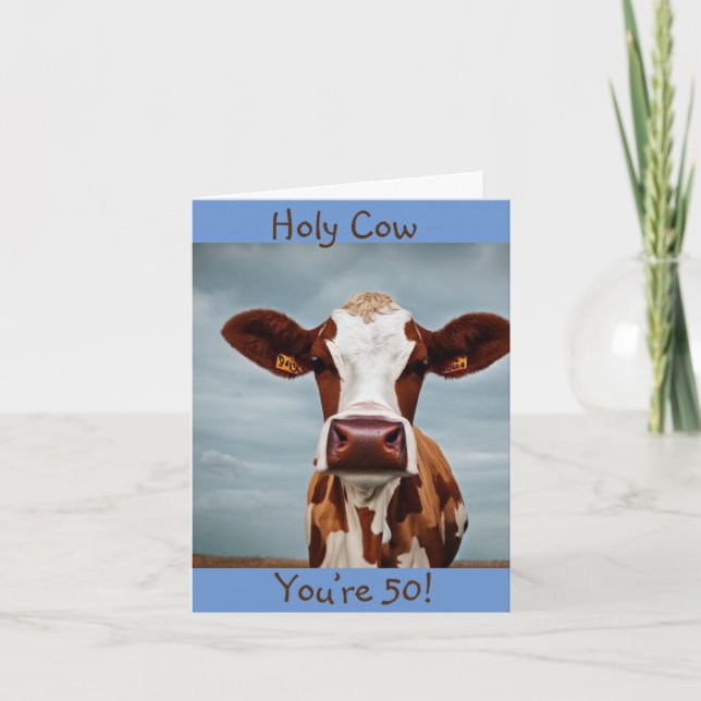 Cartão Nossa Você Faz 50 Anos (Frente)