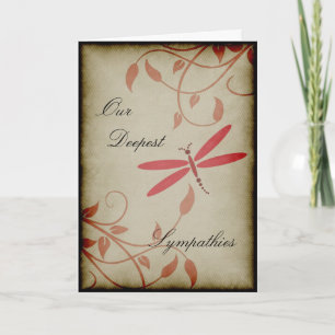 Cartão Nossas simpatias mais profundas