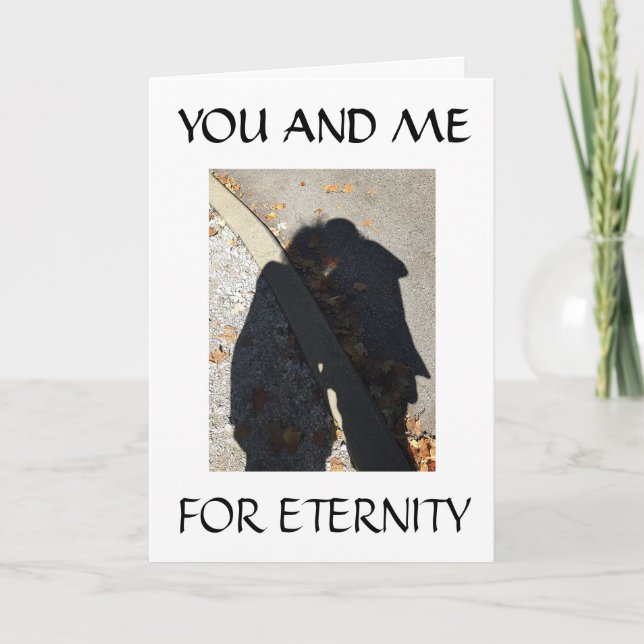 Cartão NOSSO ANIVERSÁRIO DE 1rua DESEJO PELO MEU AMOR (SO (Frente)