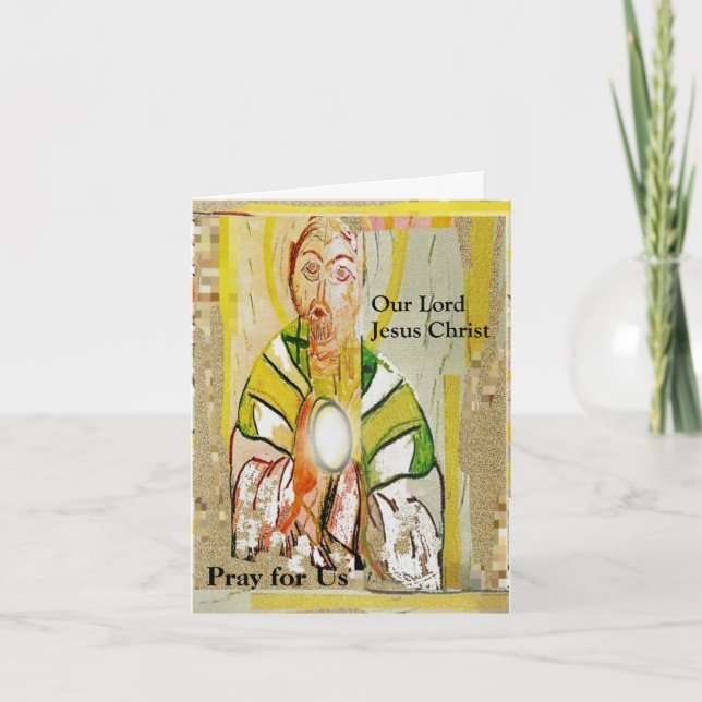 Cartão Nosso Cristo Jesus (Frente)